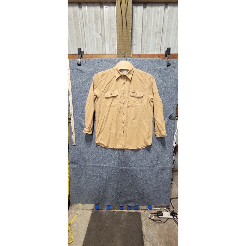 Carhartt 2013 Vintage Men's Orignial Fit Yellow button-Down Shirt Size XL